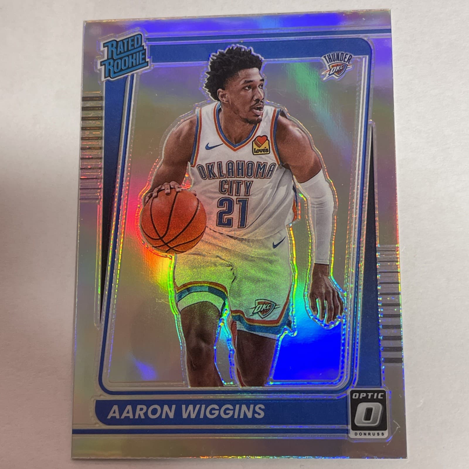 Aaron Wiggins trading card