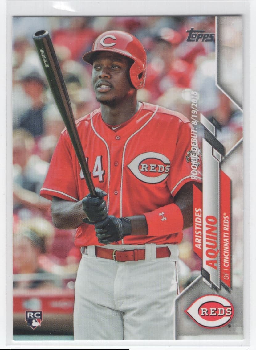 Aristides Aquino trading card
