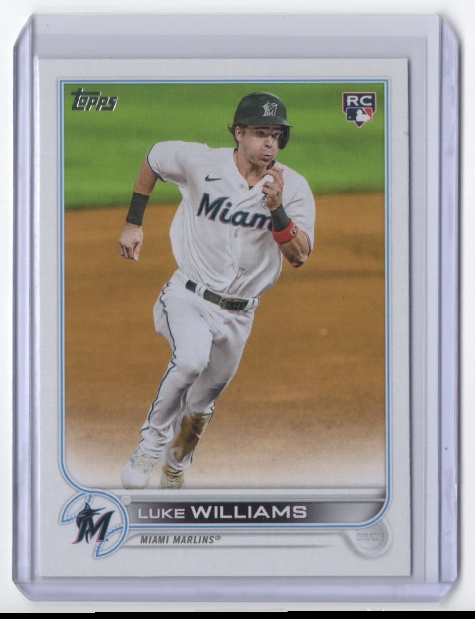 Luke Williams trading card