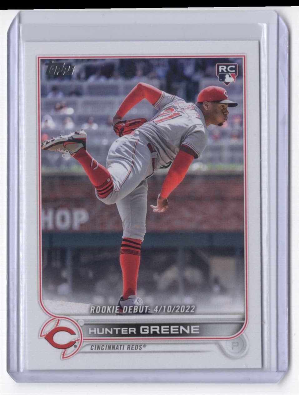 Hunter Greene 2022 topps Topps Update