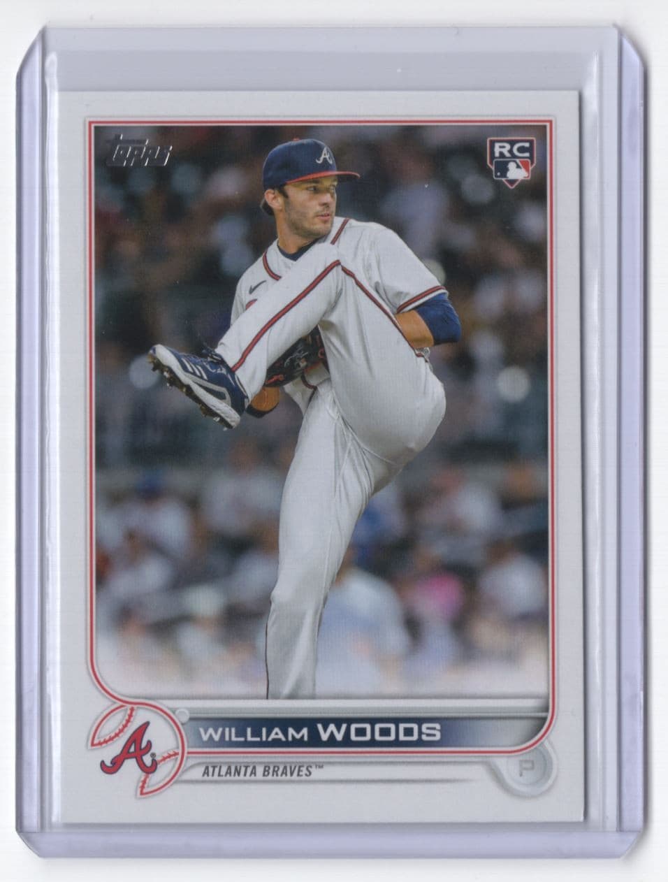 William Woods trading card