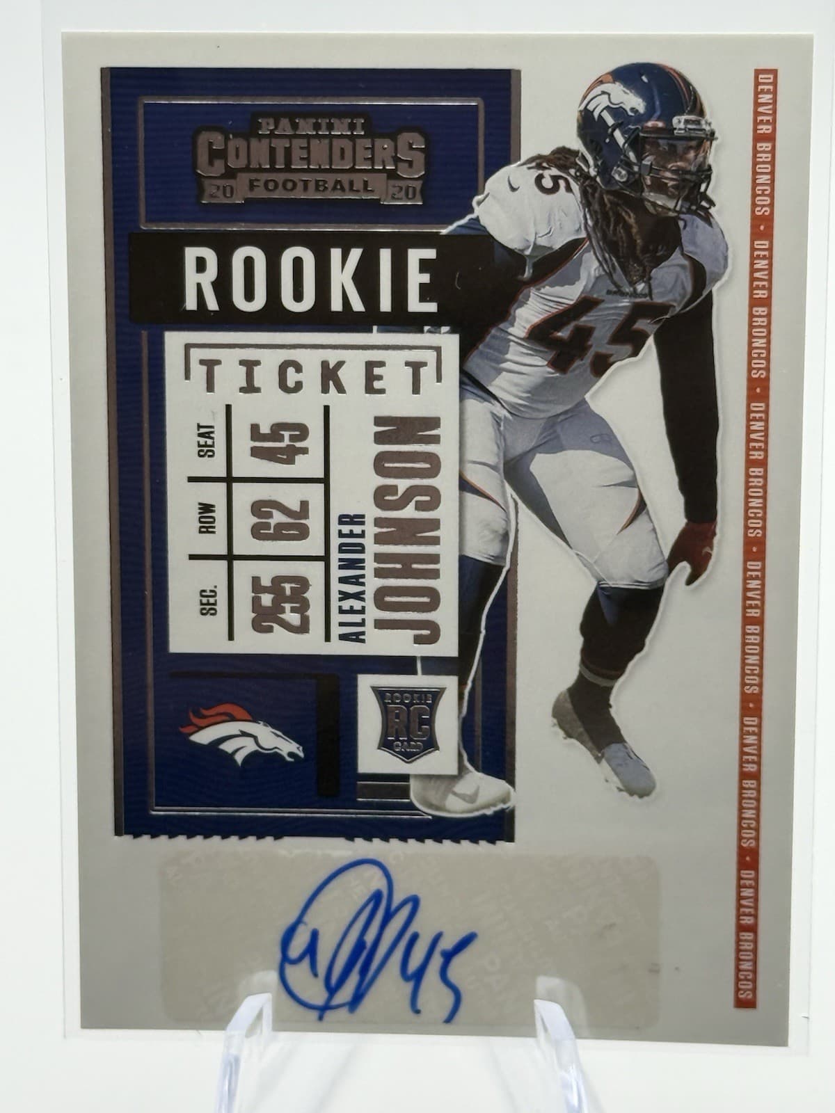 Alexander Johnson trading card