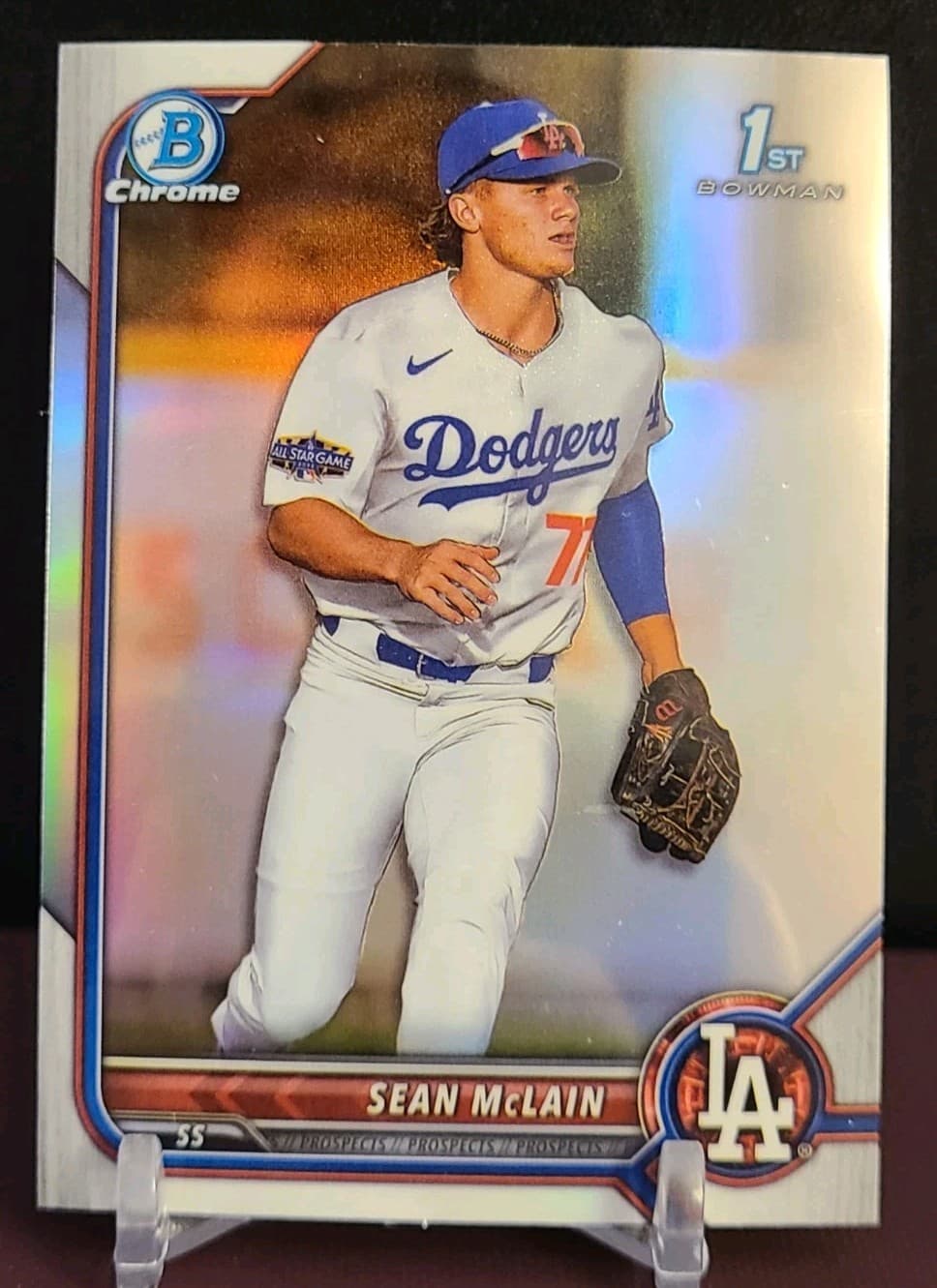 Sean McLain trading card