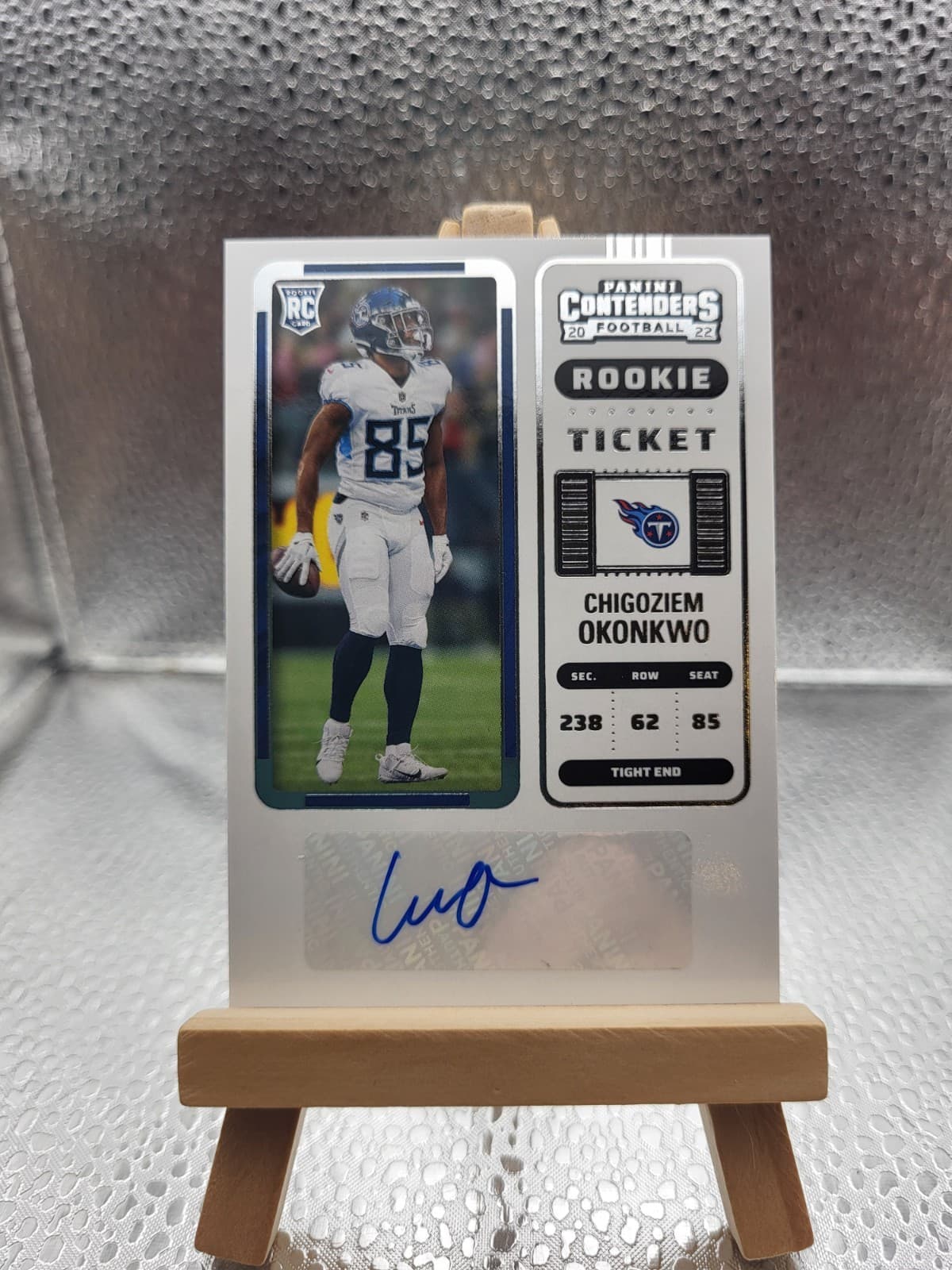Chigoziem Okonkwo 2022 panini Contenders