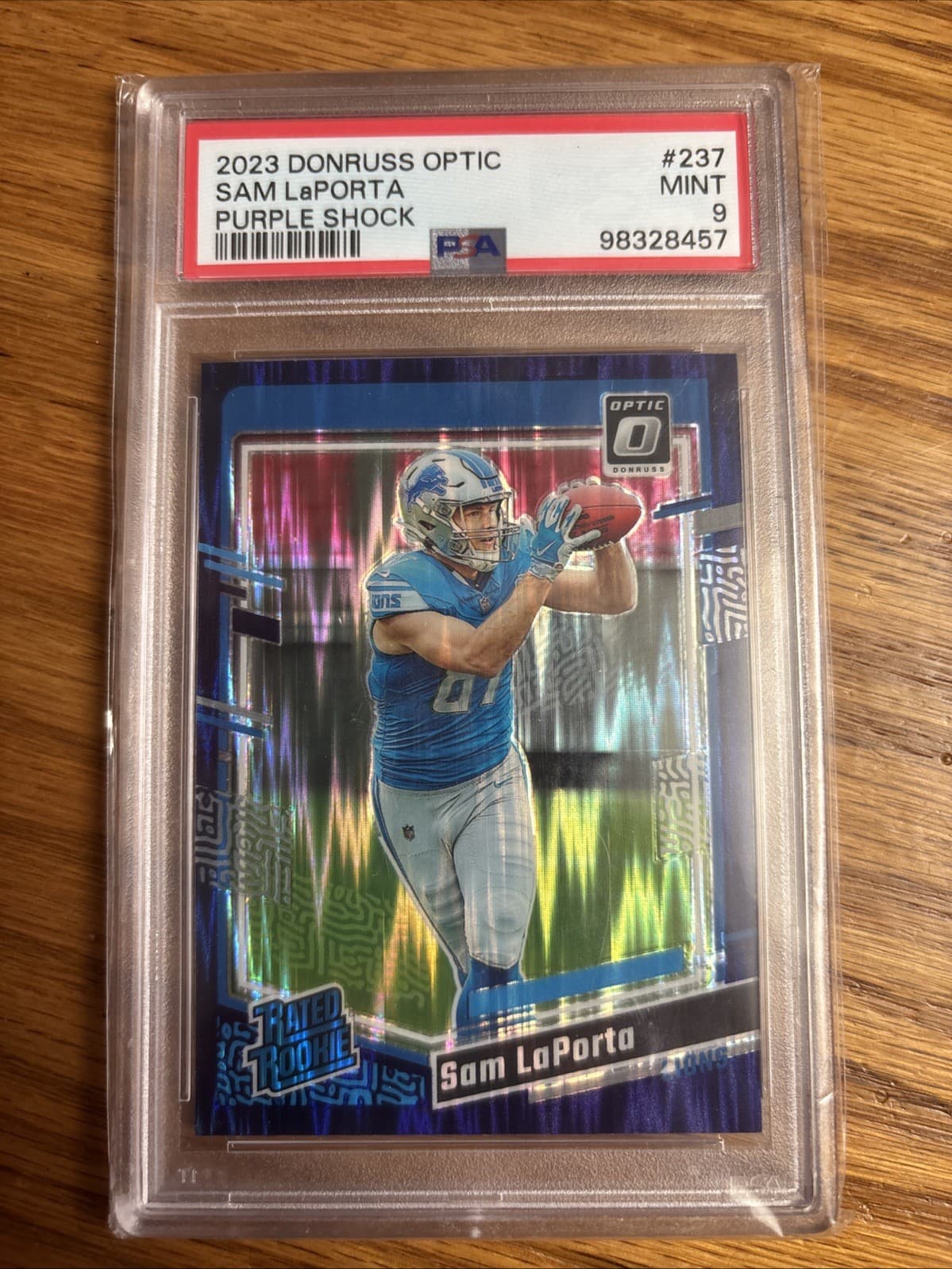 Sam LaPorta 2023 panini Donruss Optic