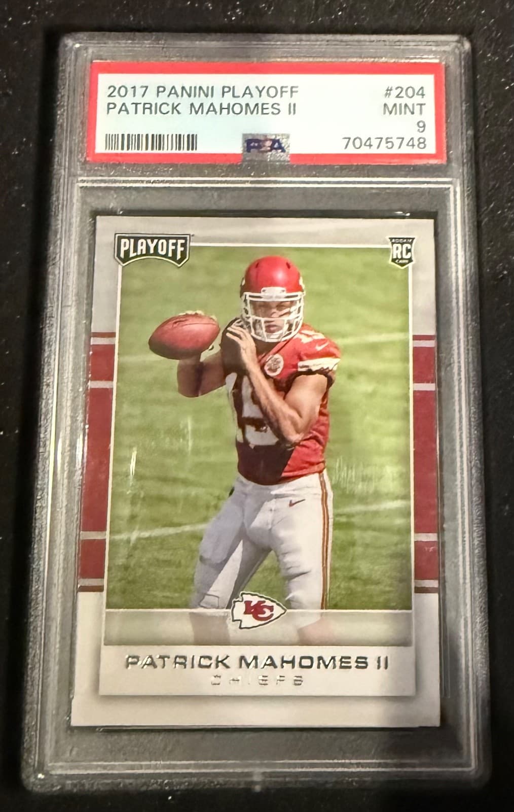 Patrick Mahomes II 2017 panini