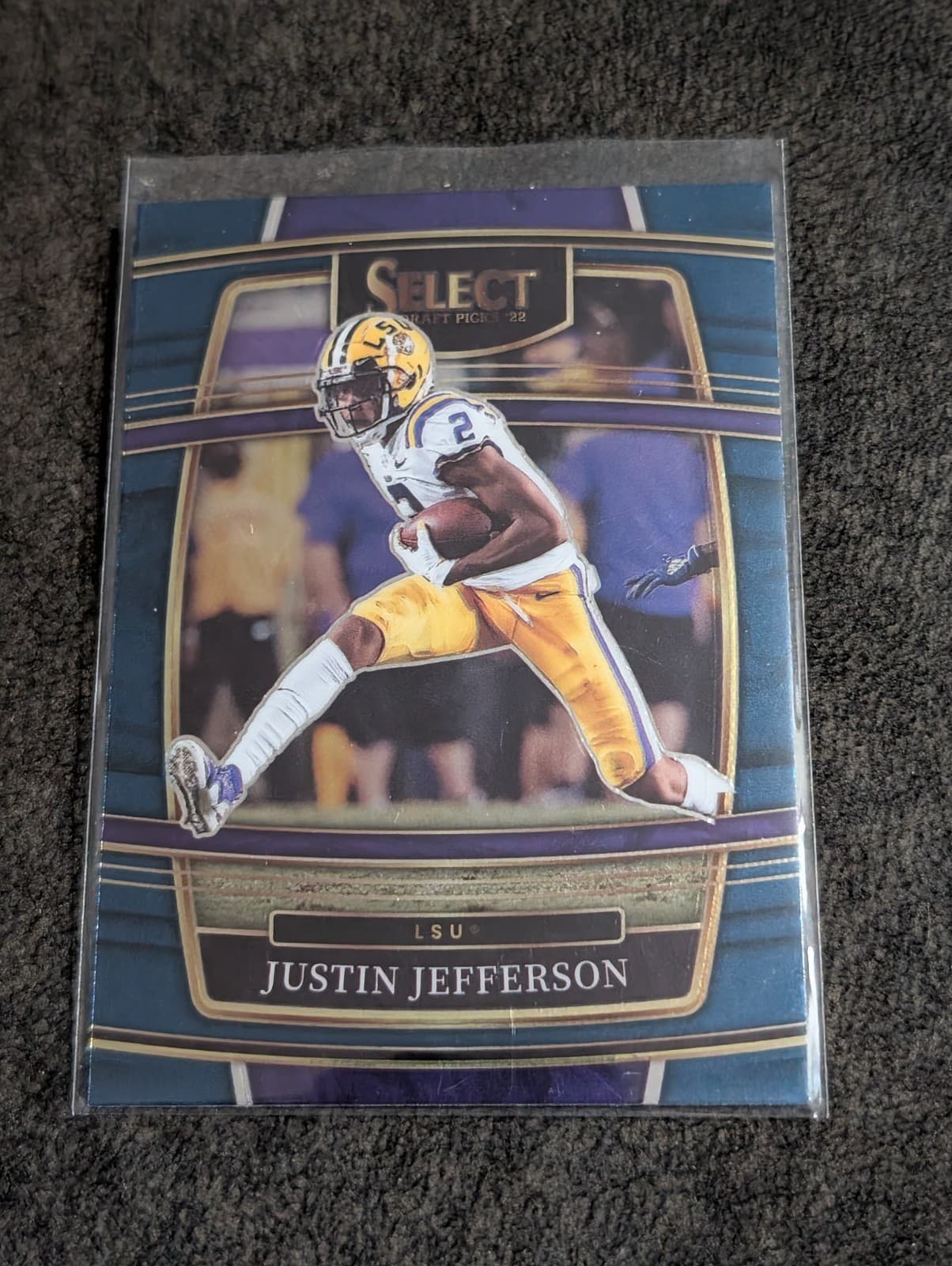 Justin Jefferson 2022 panini Panini Select Draft Picks