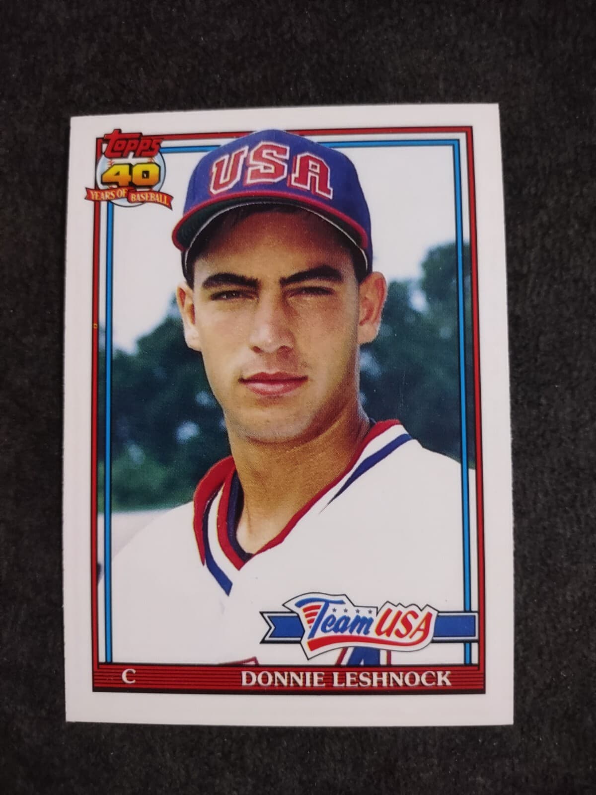 Donnie Leshnock 1991 topps Topps Traded
