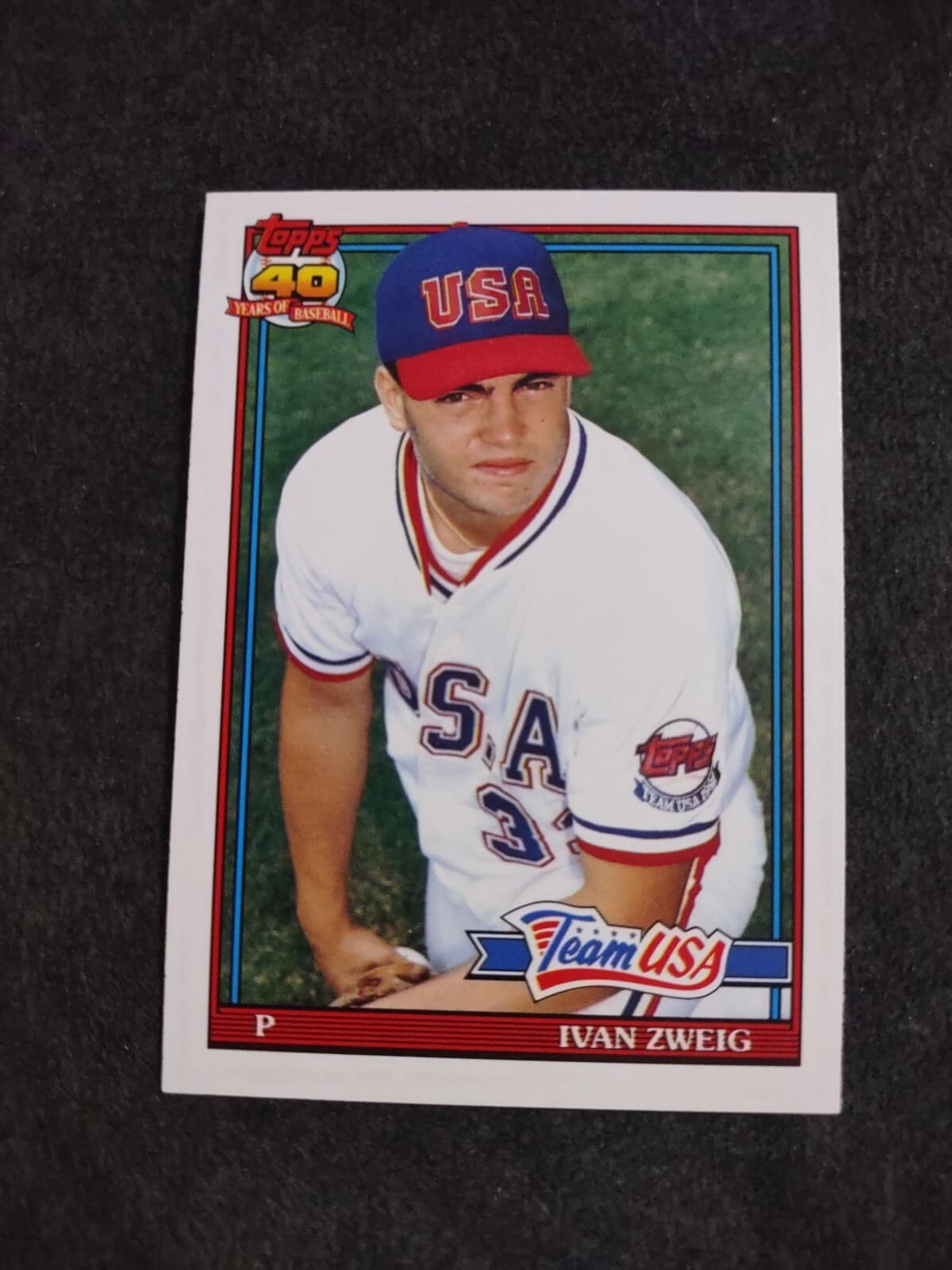 Ivan Zweig 1991 topps Topps Traded