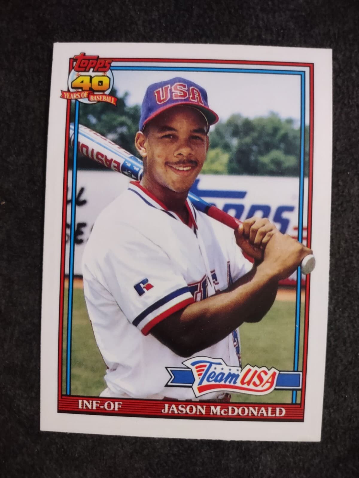 Jason McDonald 1991 topps Topps Traded