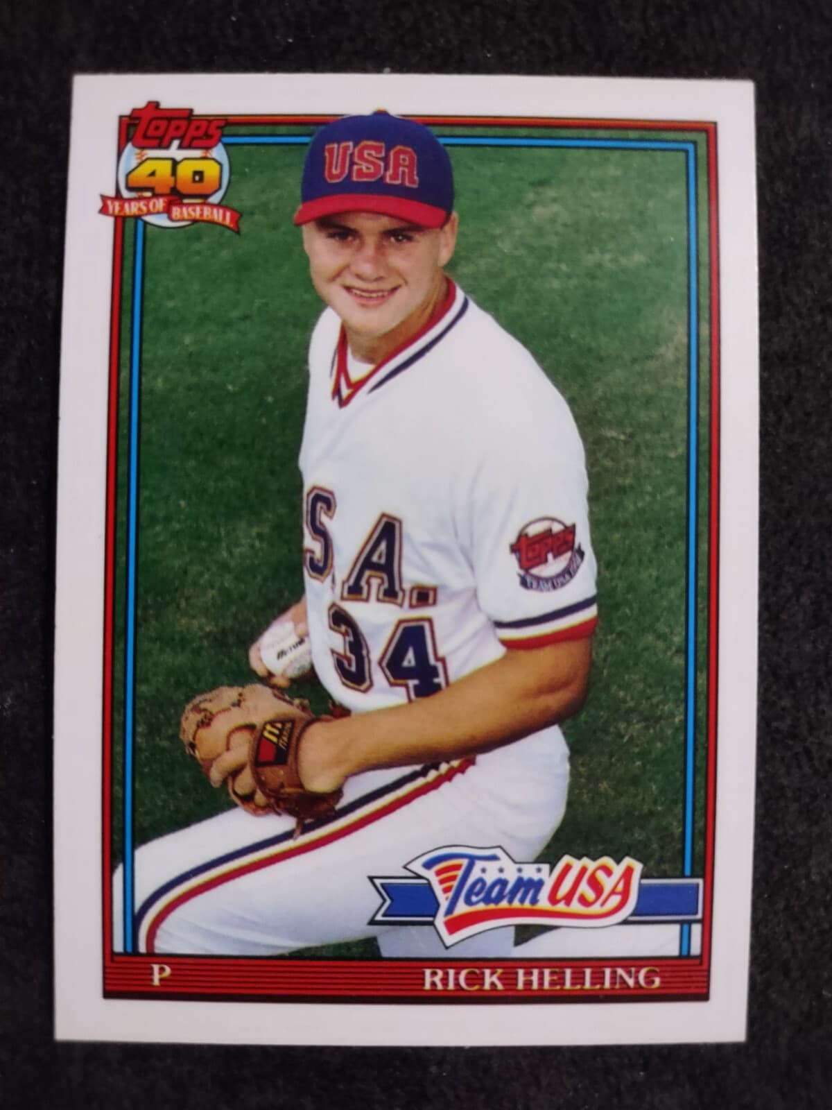 Rick Helling trading card