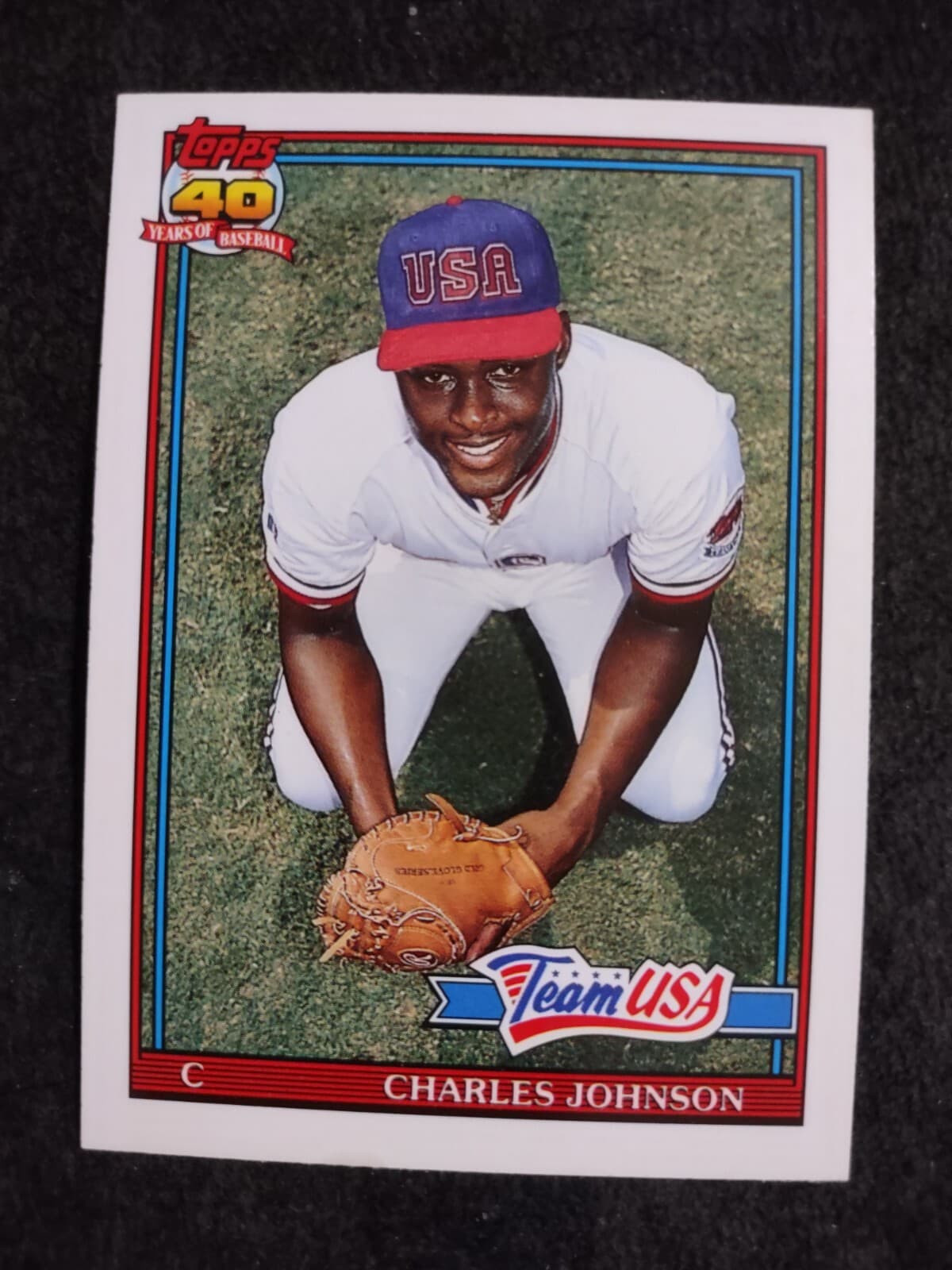 Charles Johnson trading card