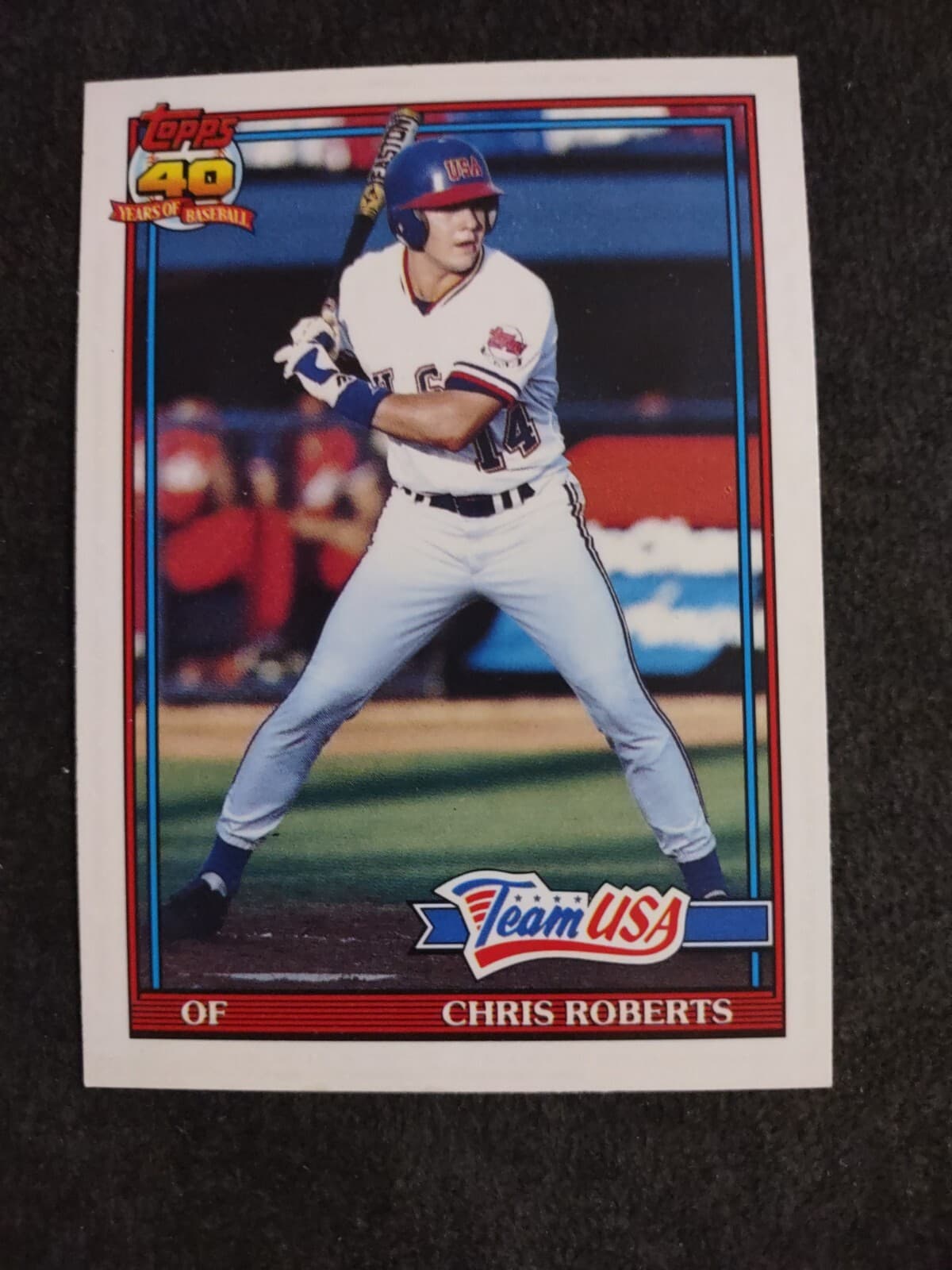 Chris Roberts 1991 topps Topps Traded