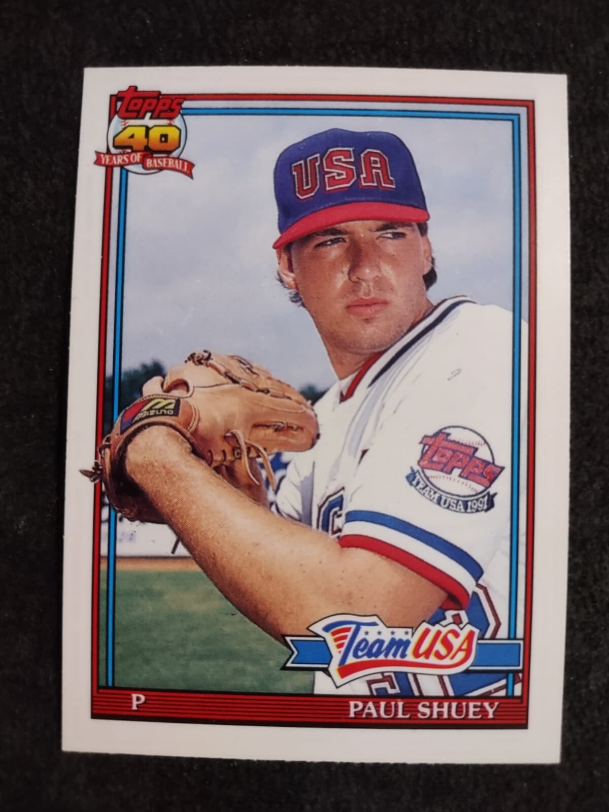 Paul Shuey 1991 topps