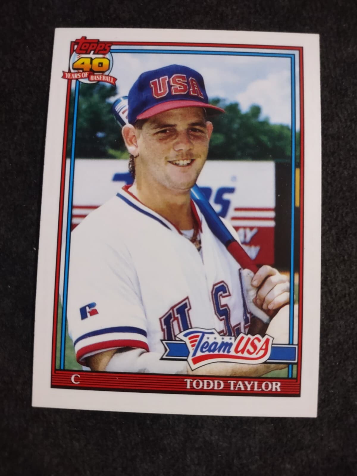 Todd Taylor 1991 topps Topps Traded