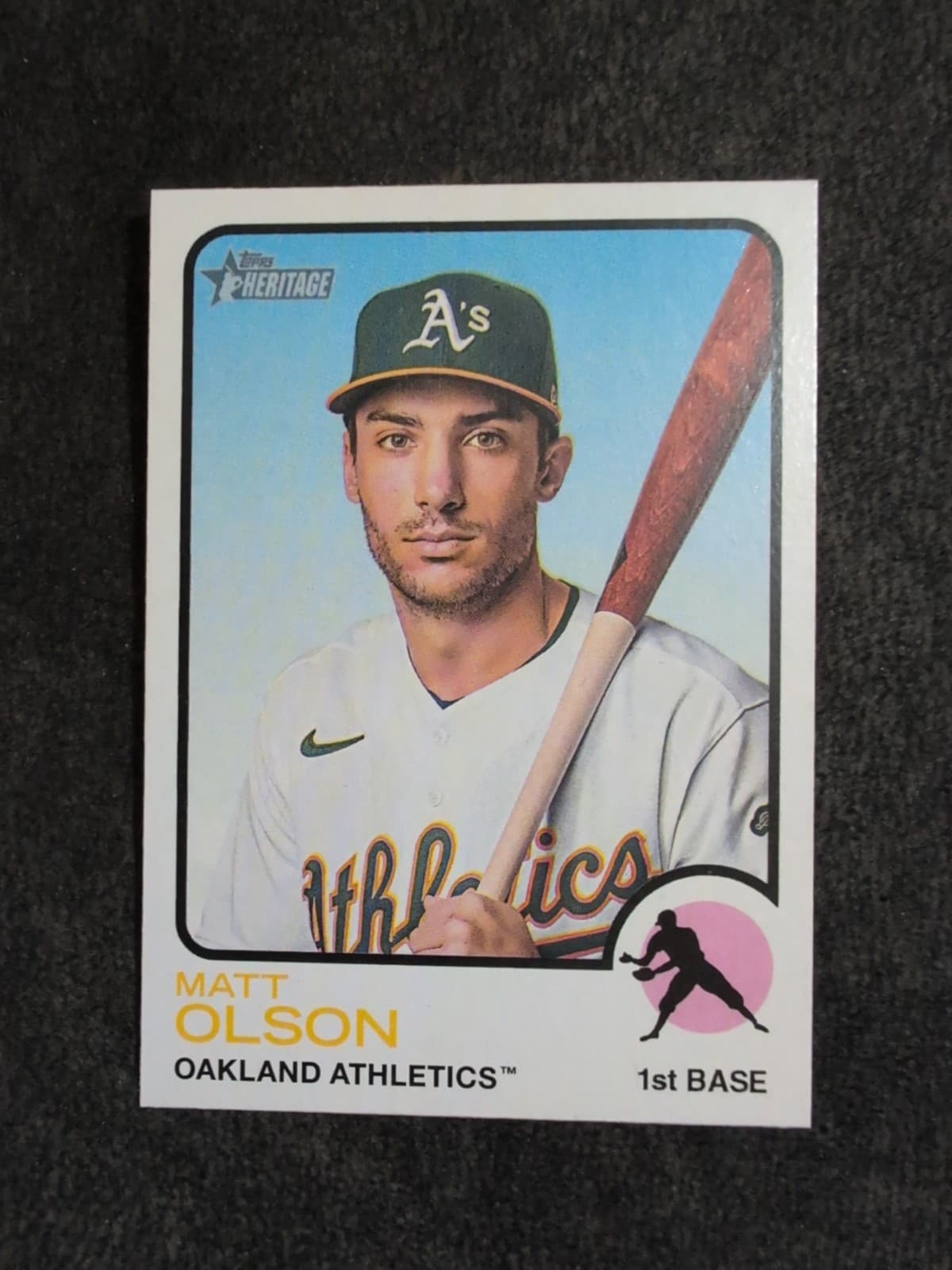 Matt Olson 2022 topps Topps Heritage