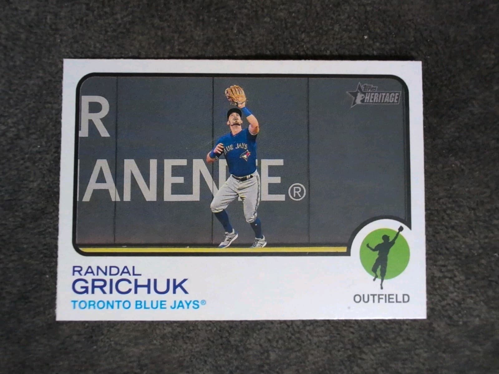Randal Grichuk trading card