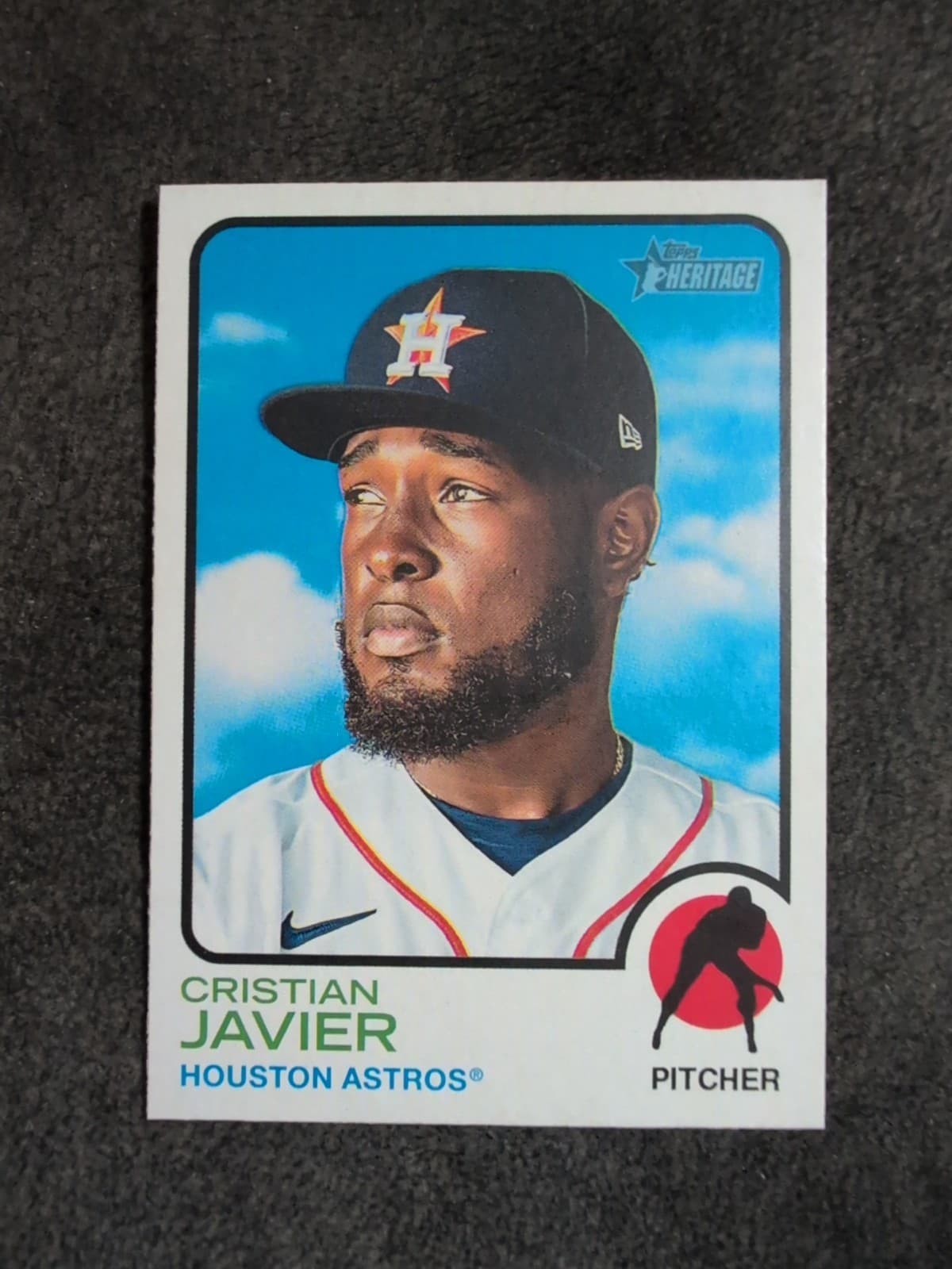 Cristian Javier 2022 topps Topps Heritage