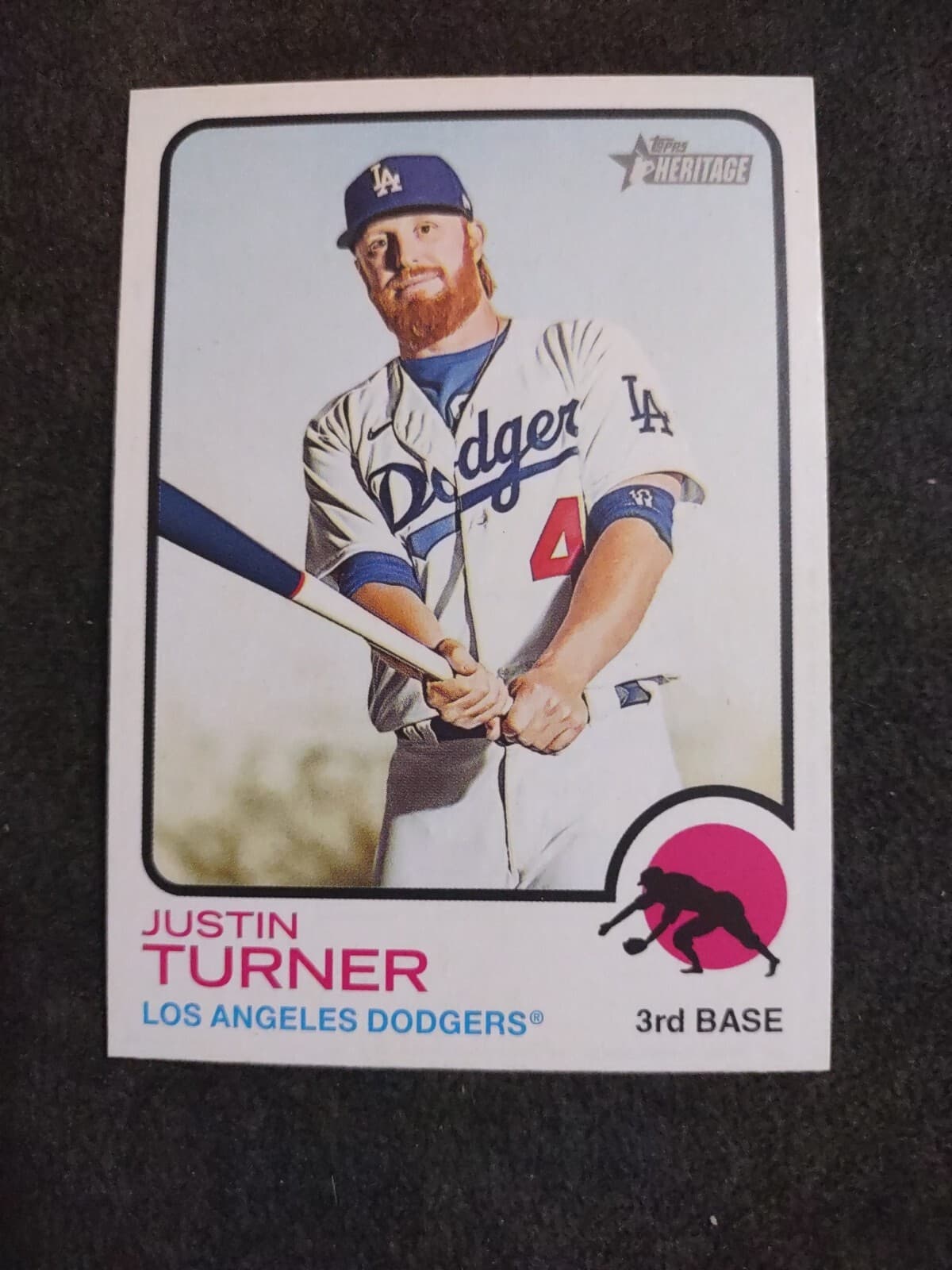Justin Turner trading card