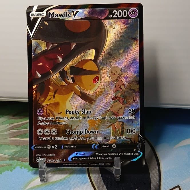 Mawile V trading card