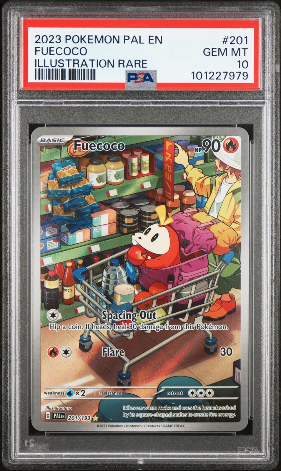 Fuecoco trading card