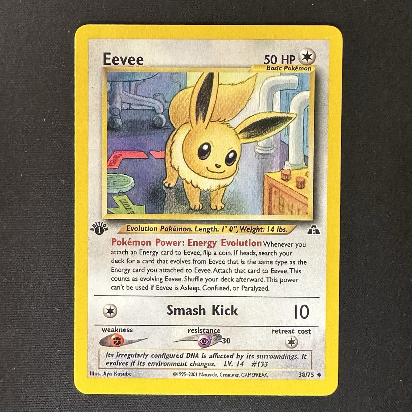 Eevee trading card