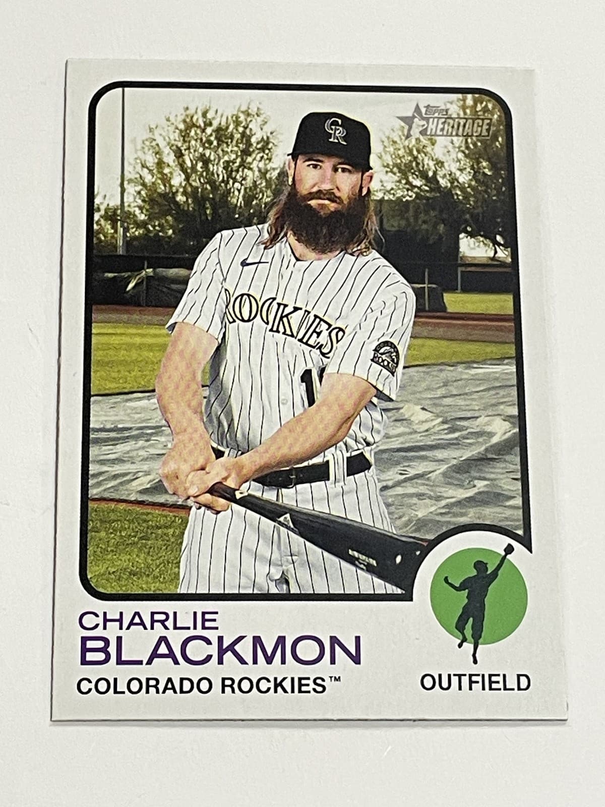 Charlie Blackmon 2022 topps Topps Heritage
