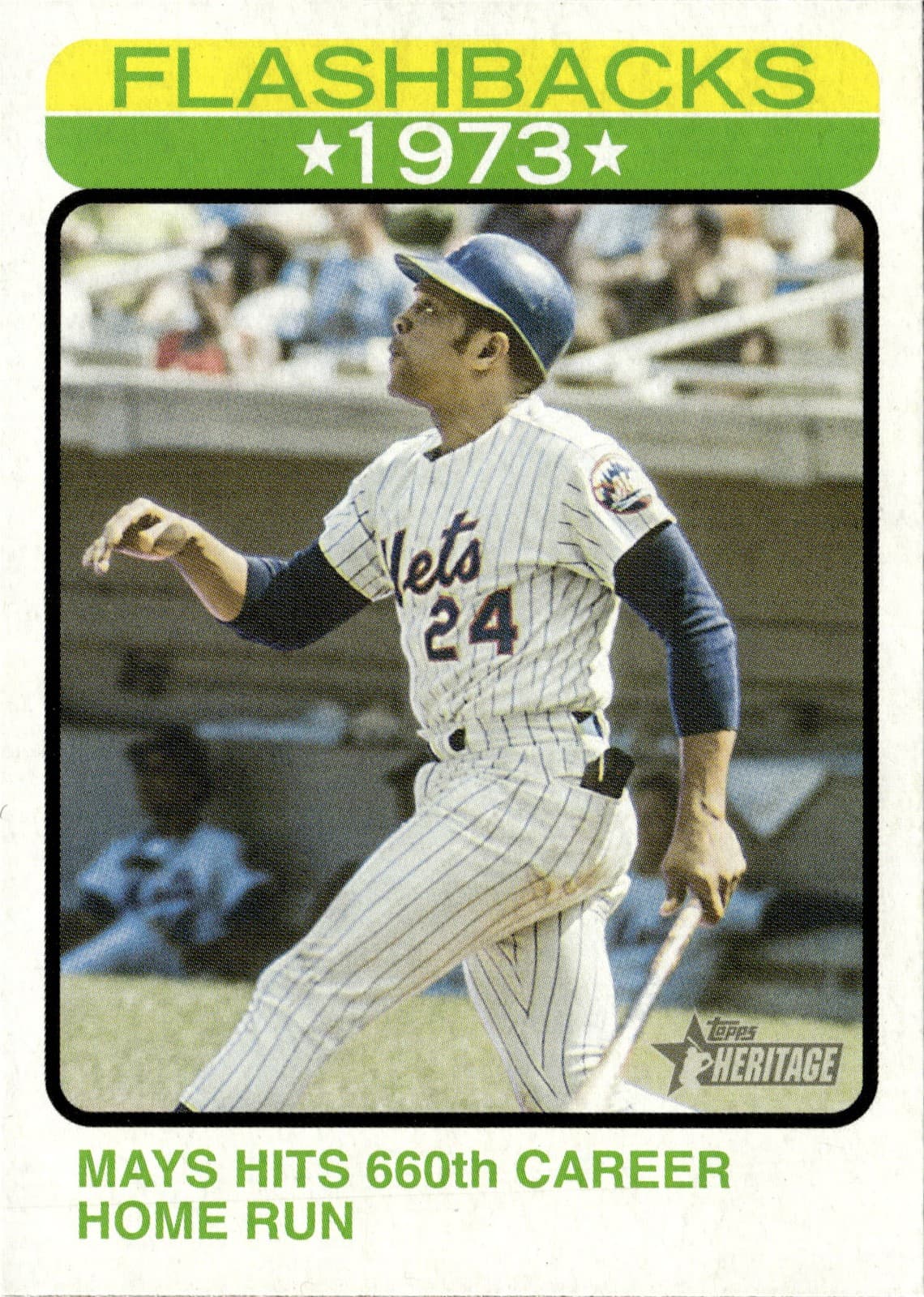 Willie Mays 2022 topps Topps Heritage