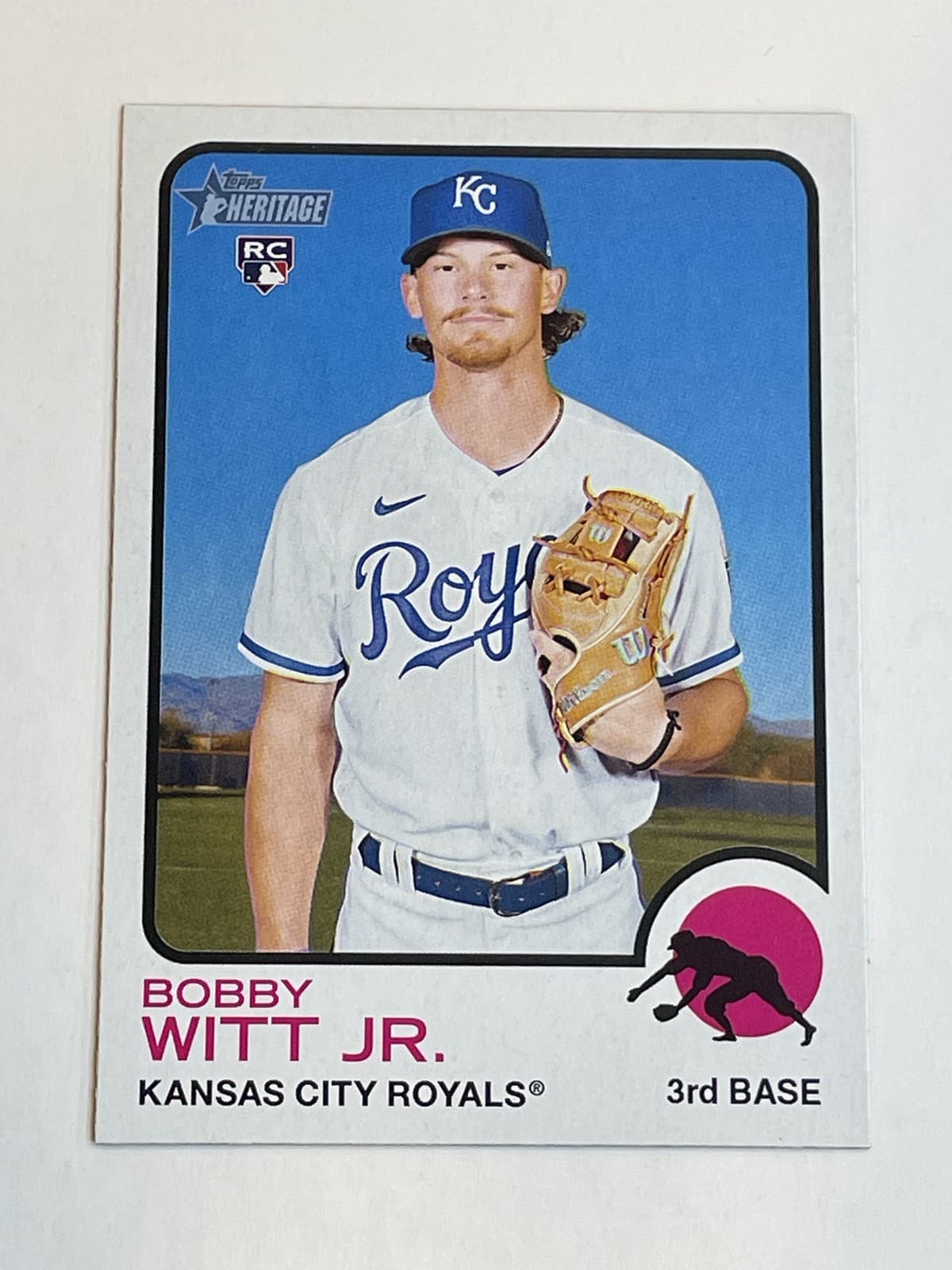 Bobby Witt Jr. 2022 topps Topps Heritage