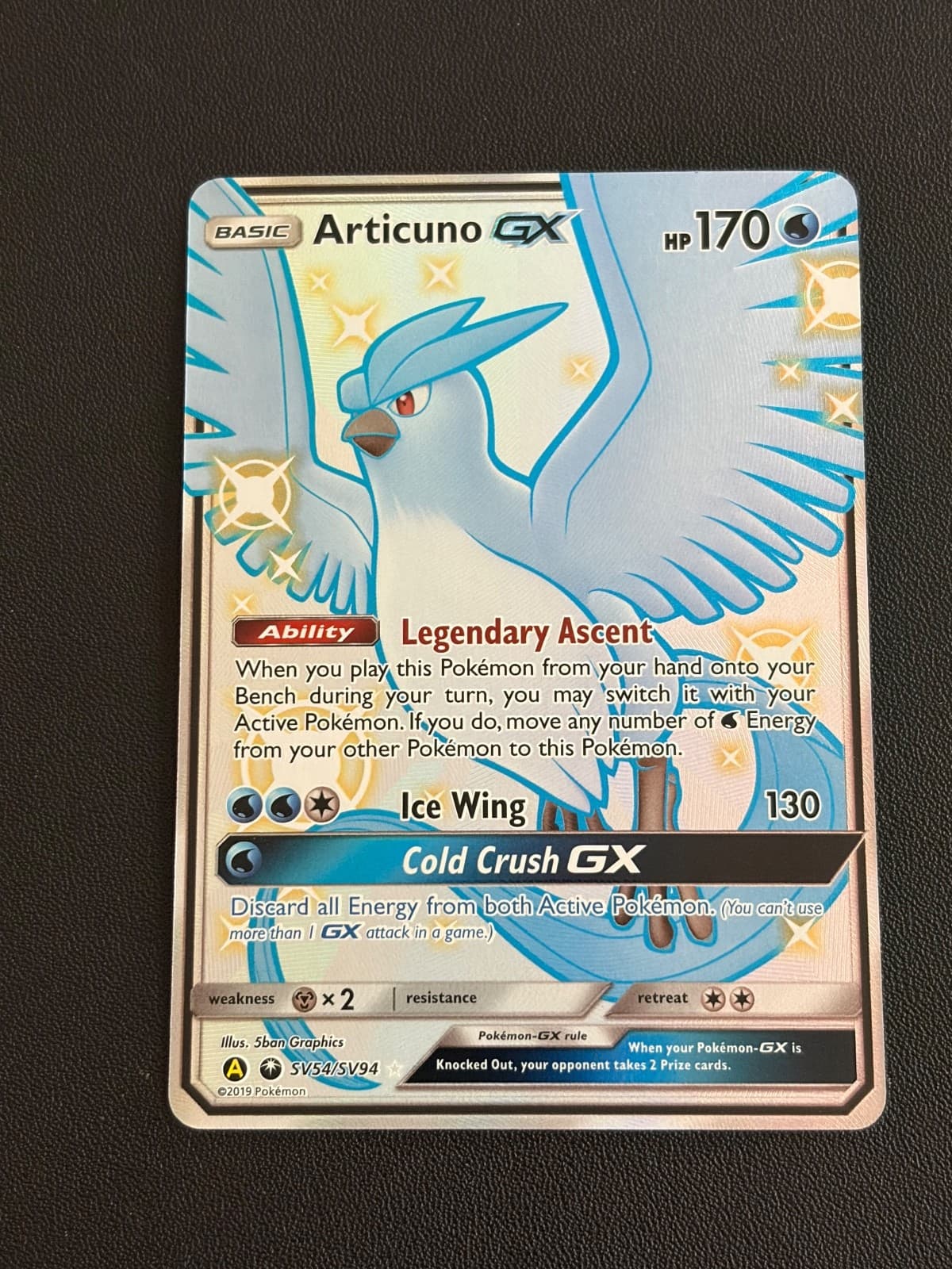 Articuno-GX trading card