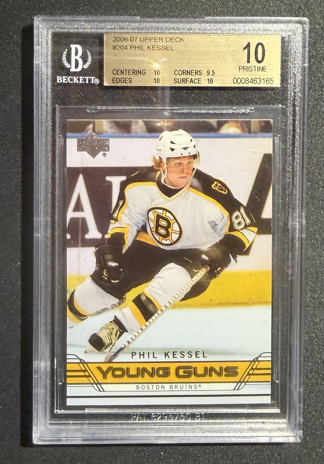 Phil Kessel trading card