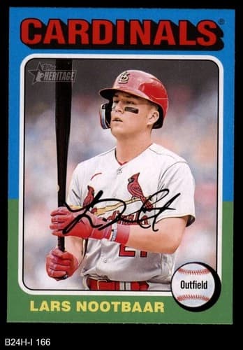 Lars Nootbaar 2024 topps Topps Heritage