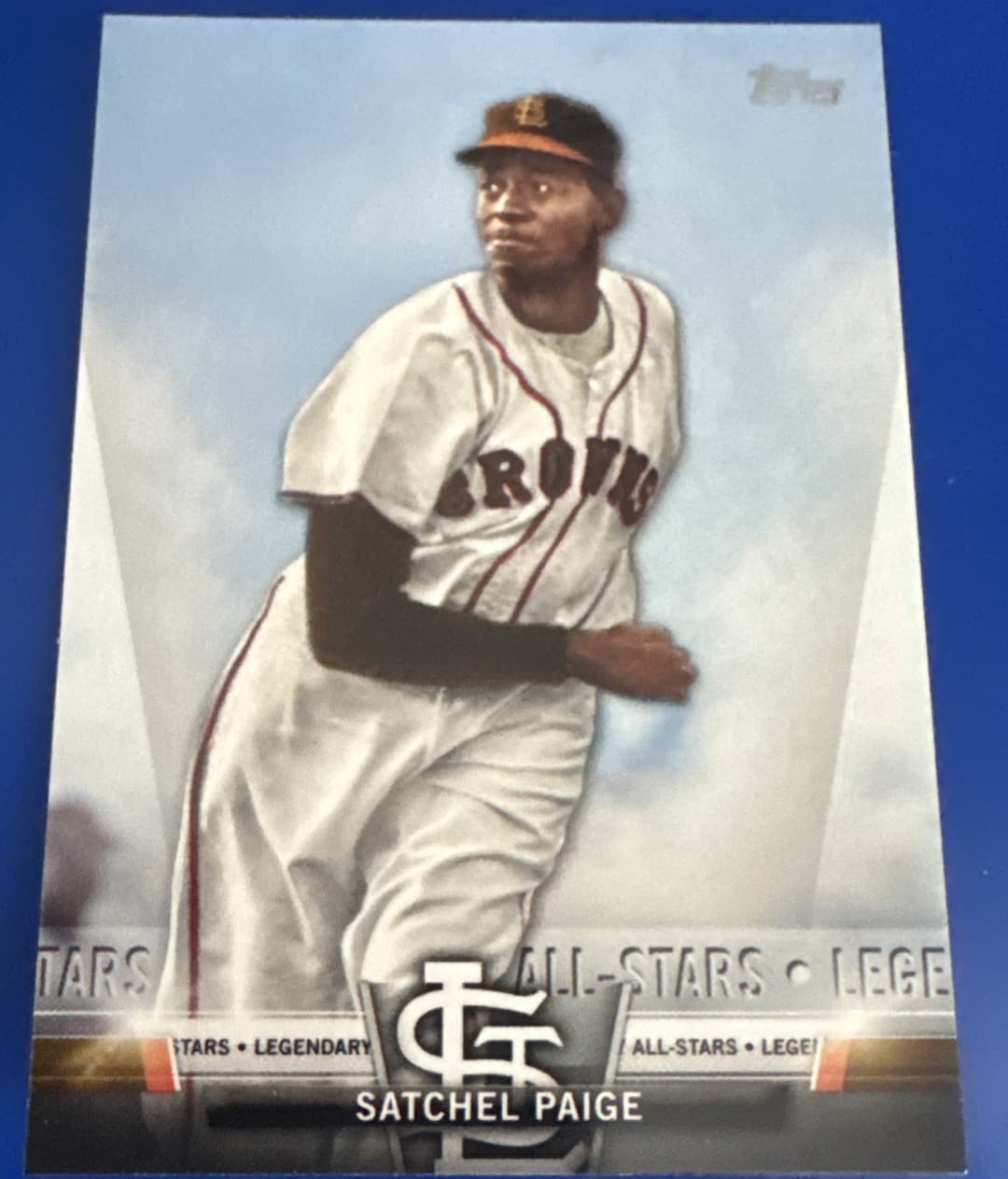 Satchel Paige trading card