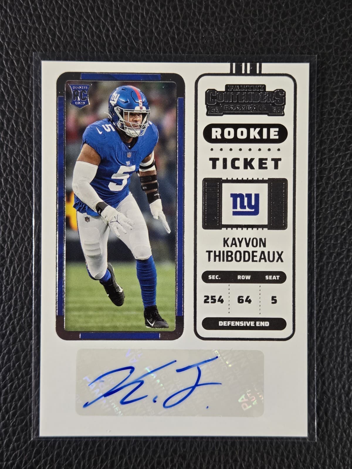 Kayvon Thibodeaux trading card