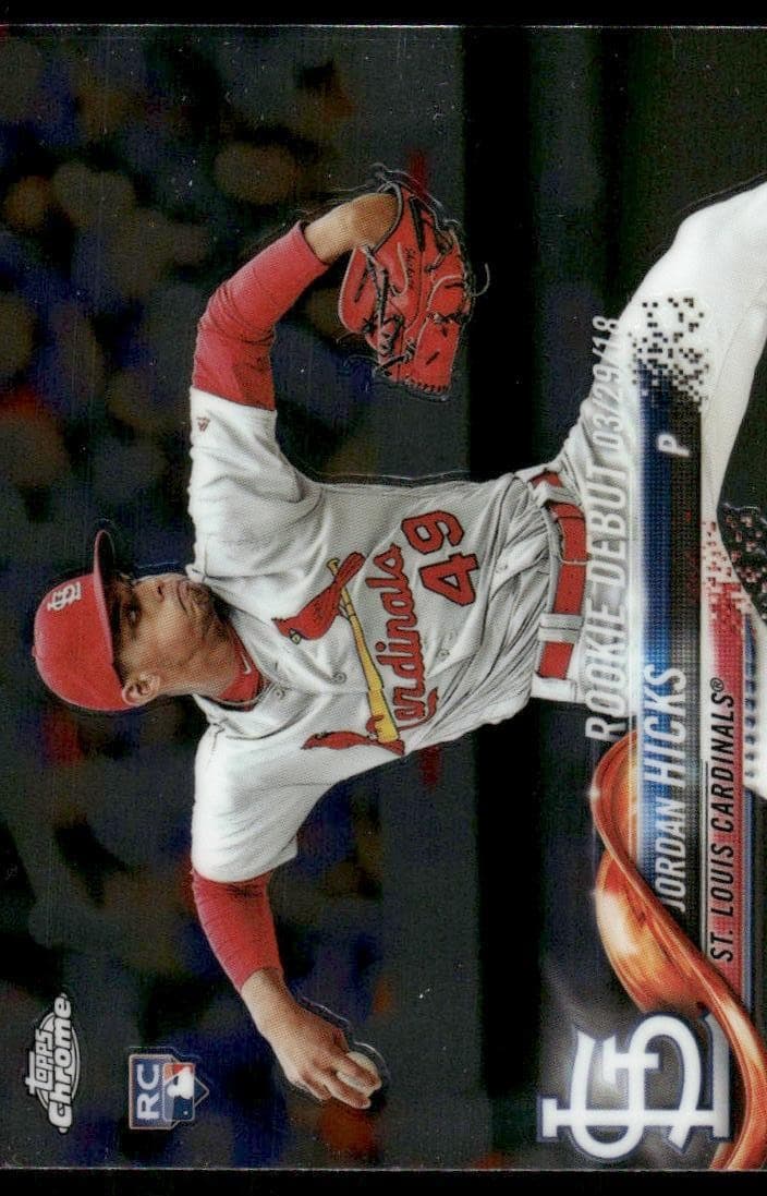 Jordan Hicks trading card