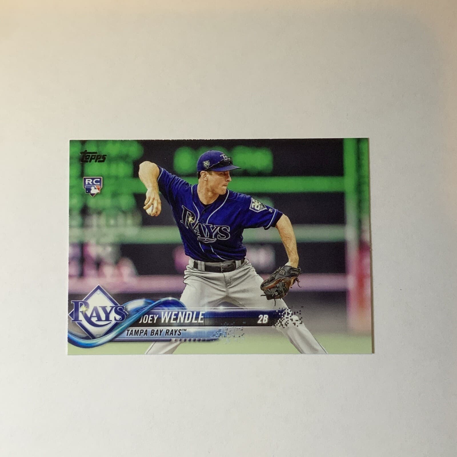 Joey Wendle trading card