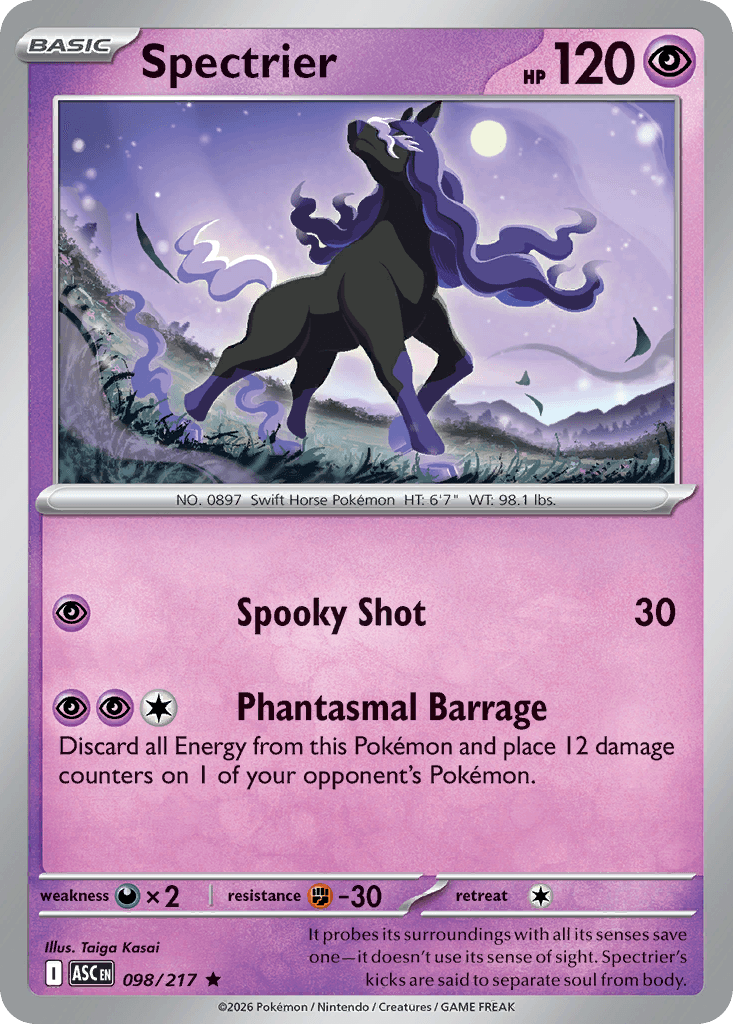 Spectrier trading card