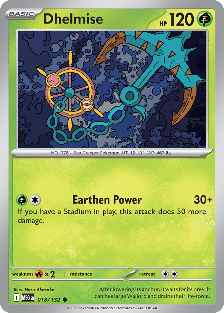 Dhelmise trading card