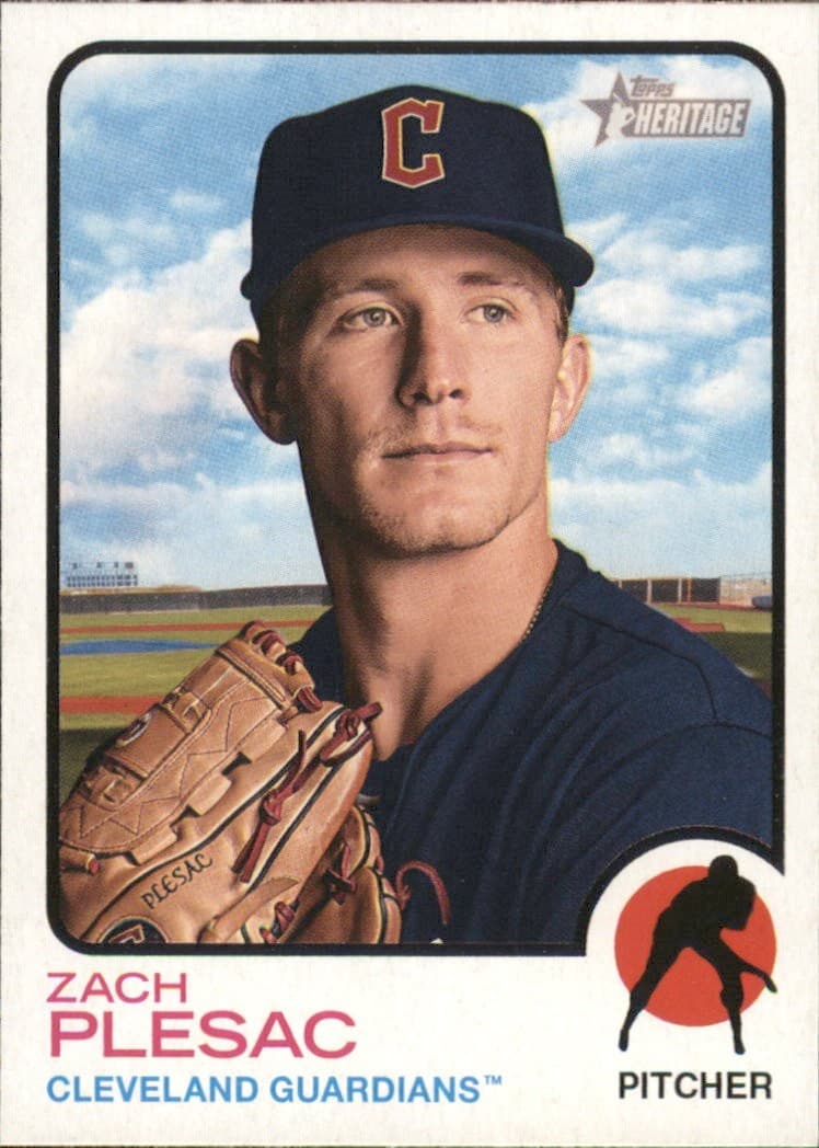 Zach Plesac trading card
