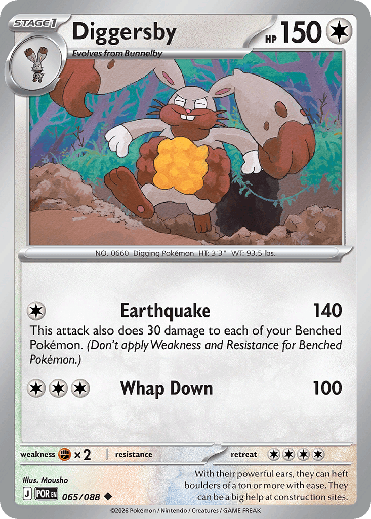 Diggersby trading card
