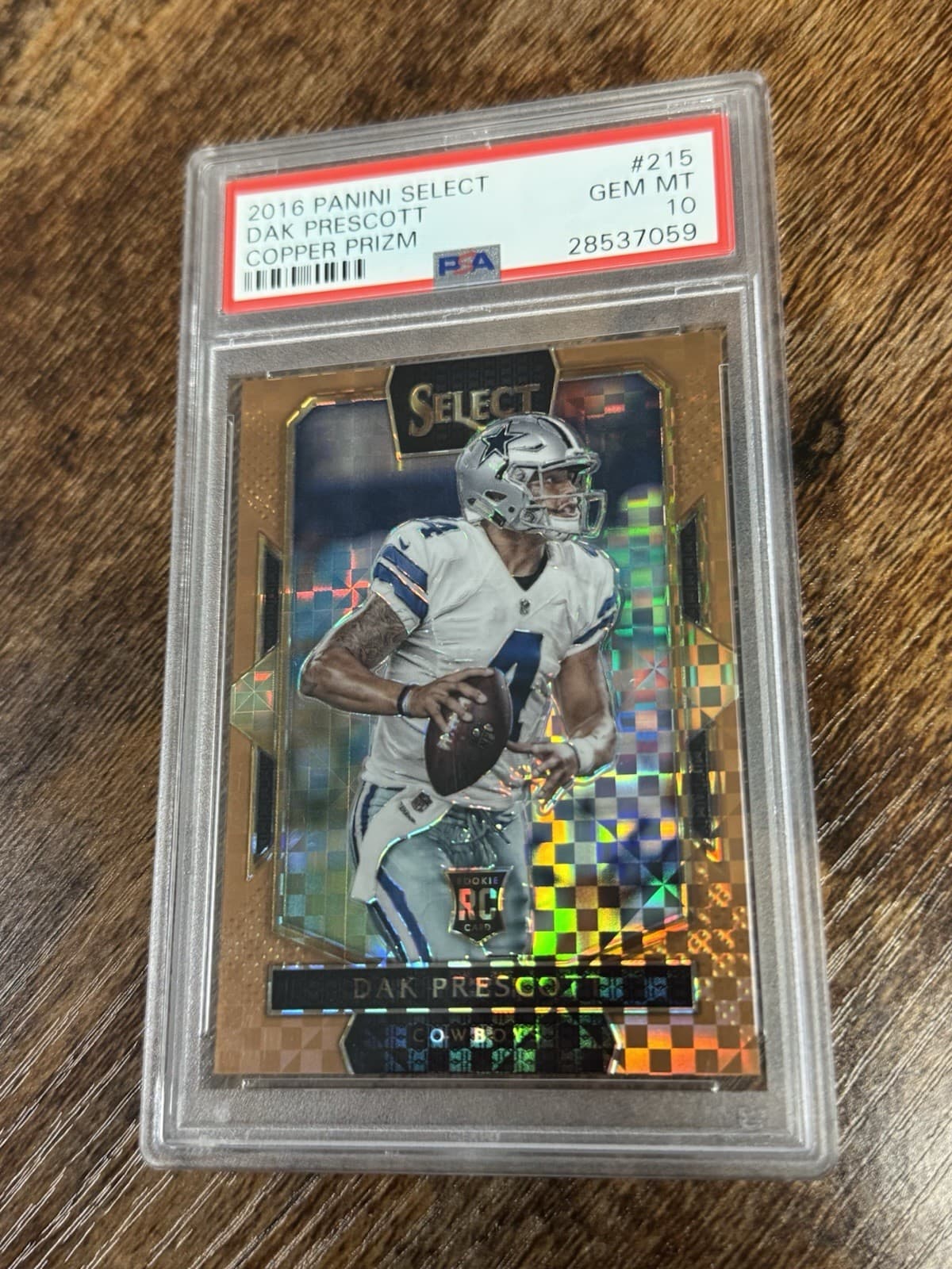 Dak Prescott trading card