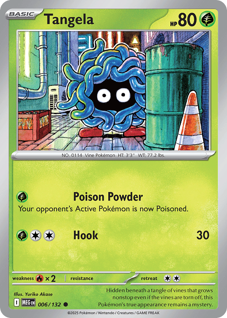 Tangela trading card