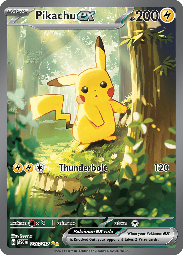 Pikachu ex 2026 Mega