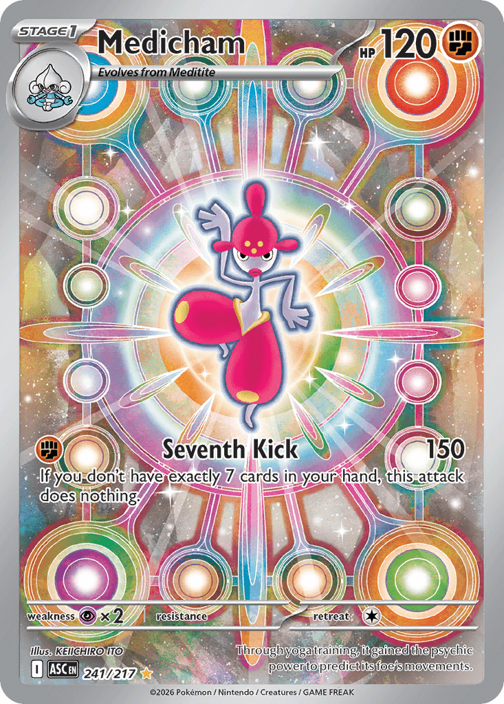 Medicham trading card