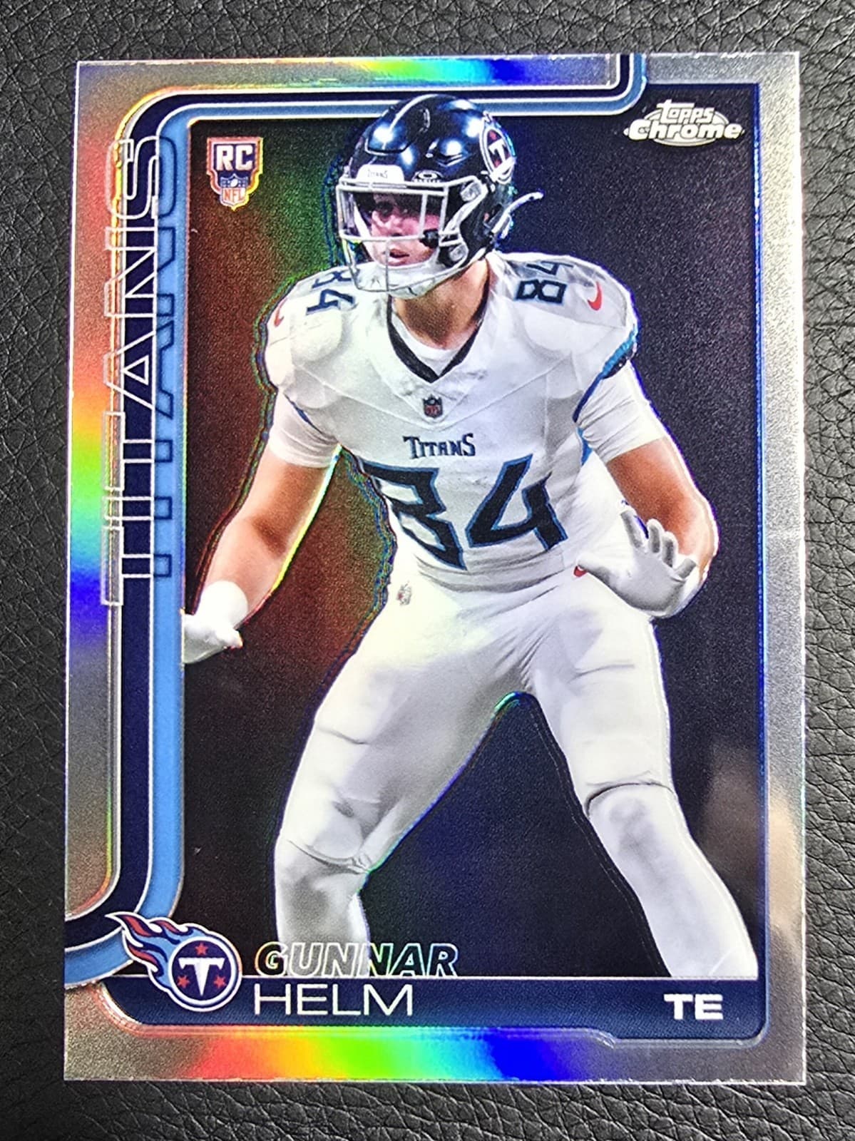 Gunnar Helm trading card