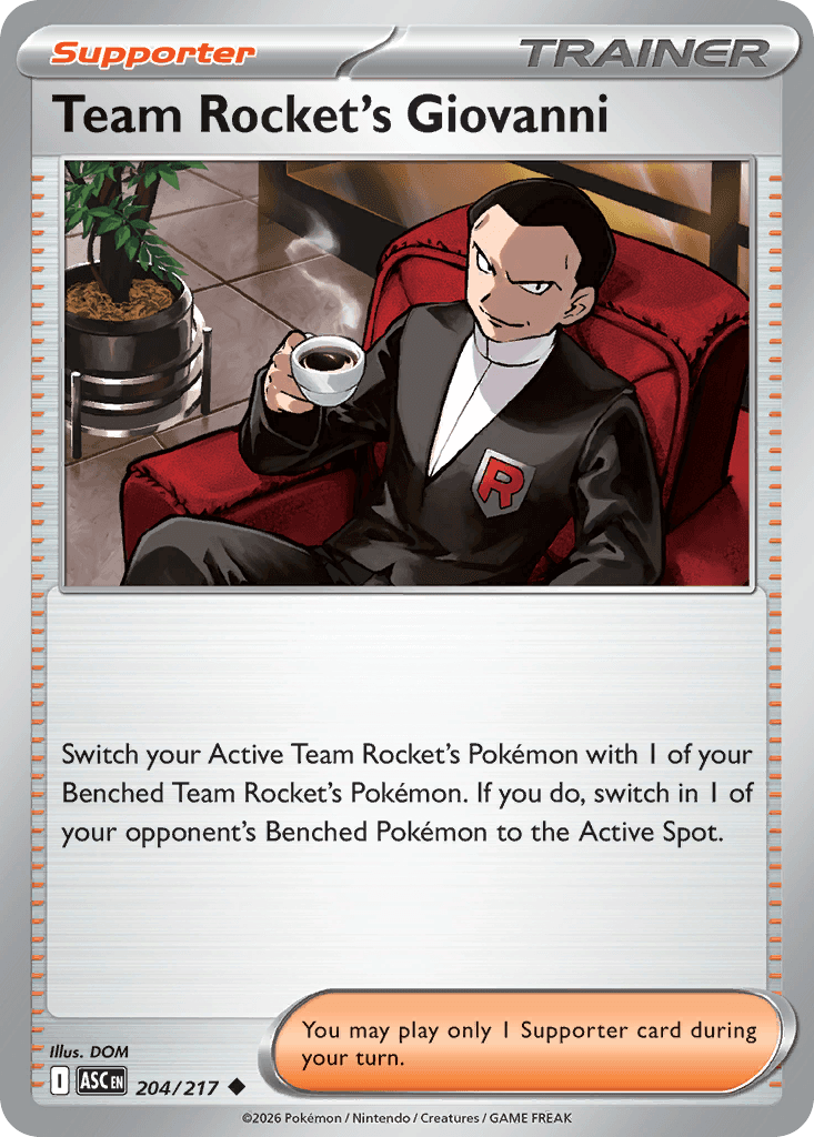 Team Rocket's Giovanni 2026 Mega