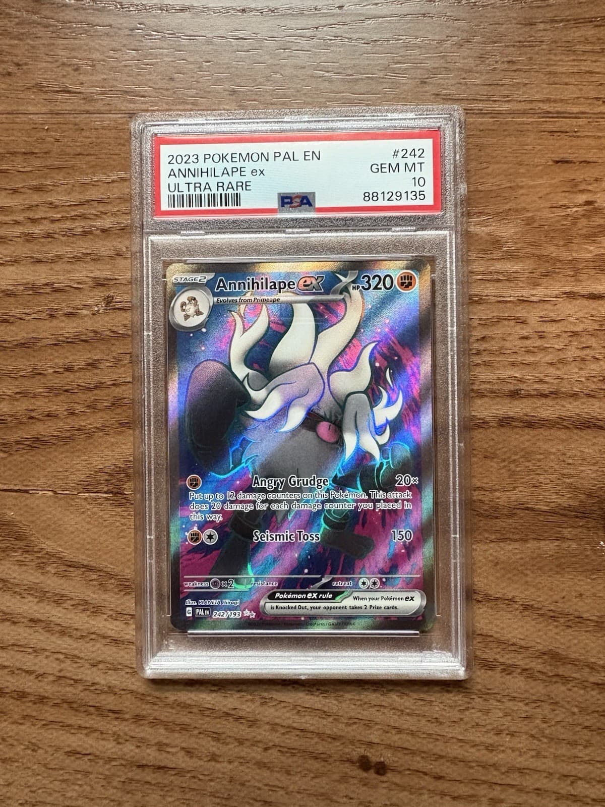 Annihilape ex trading card