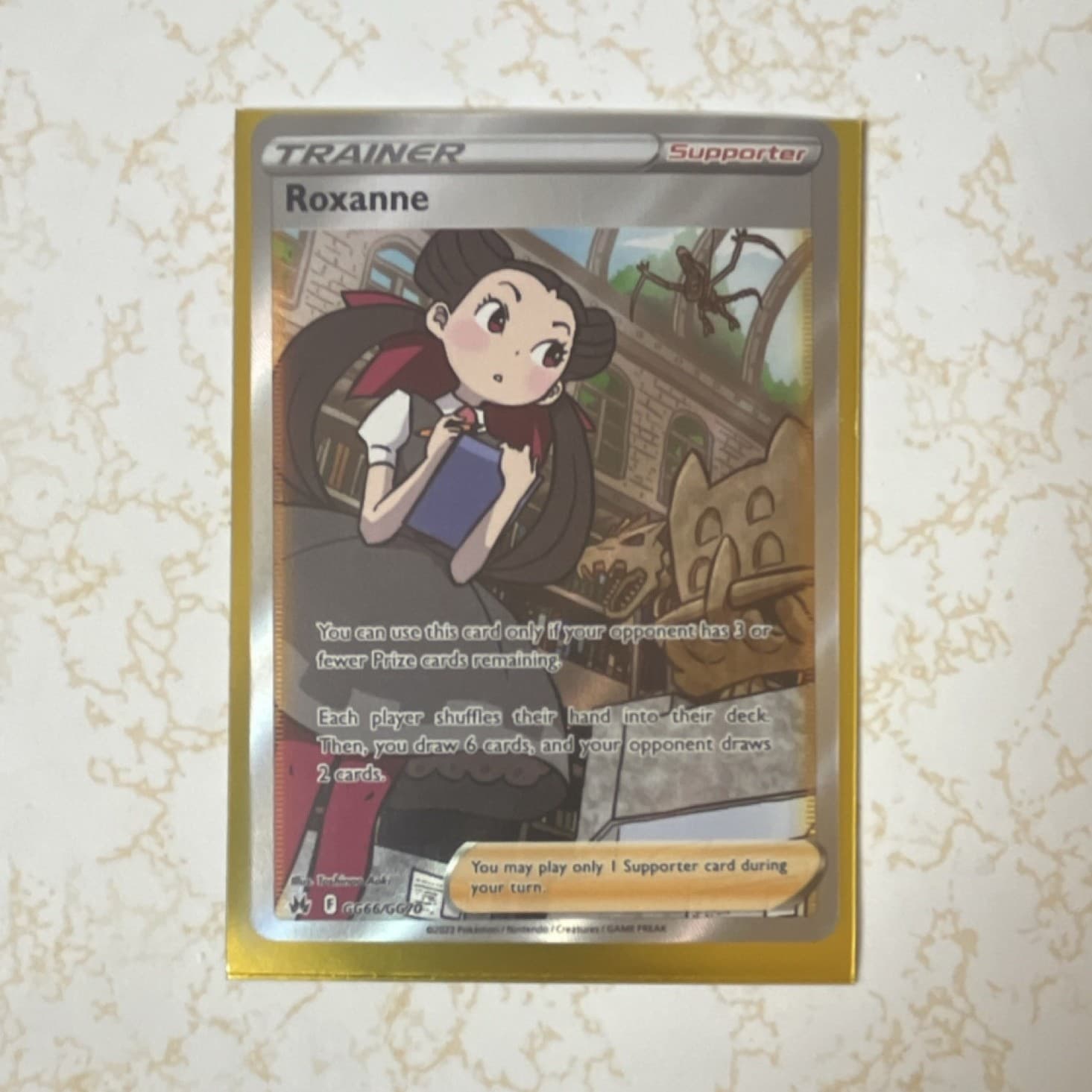 Roxanne trading card