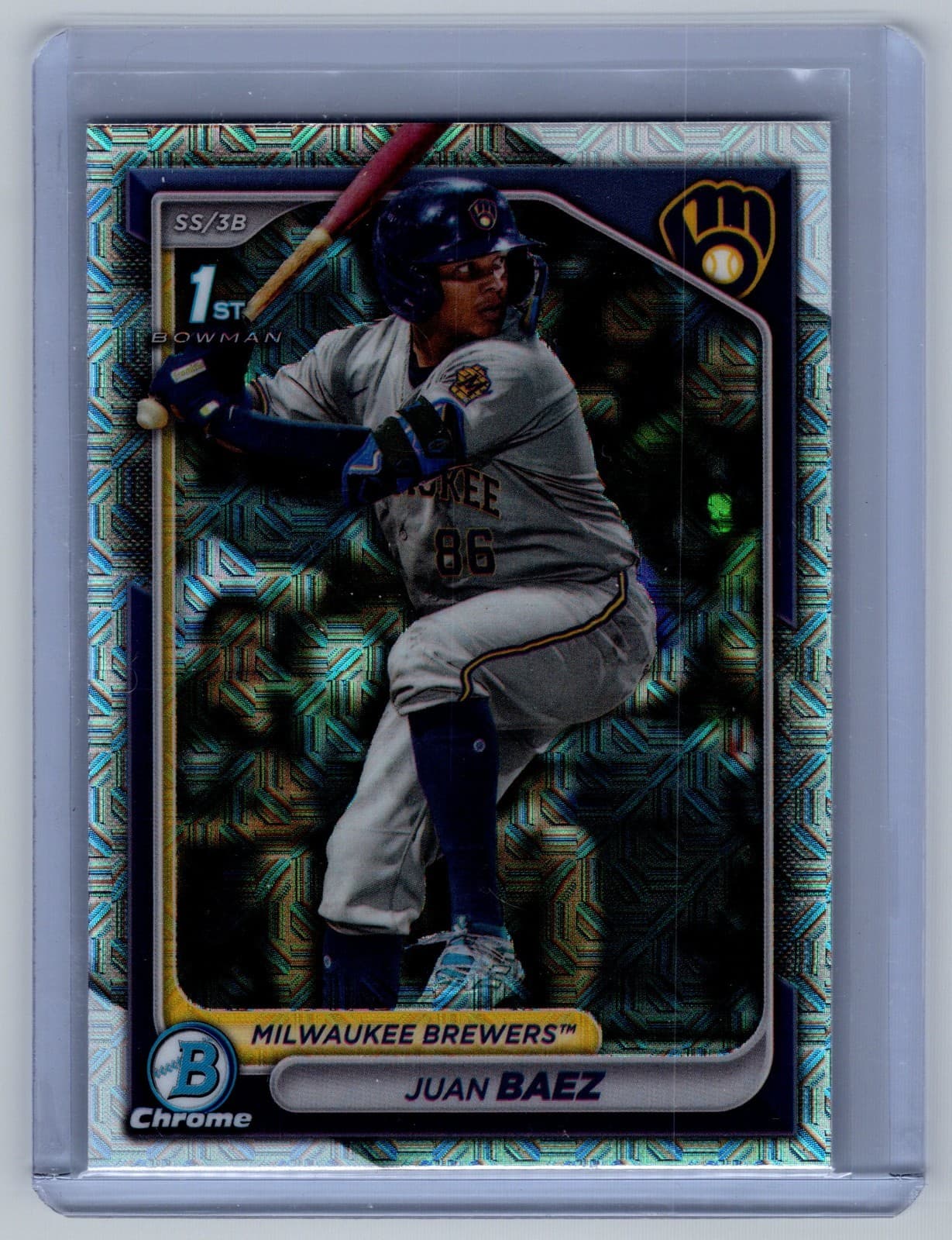 Juan Baez trading card