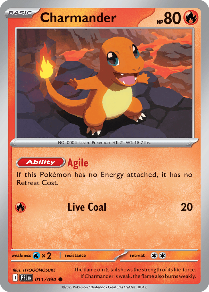 Charmander 2025 Japanese